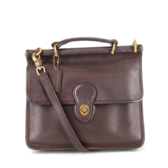 Coach Handbags - Vintage Coach Willis Brown Leather Crossbody